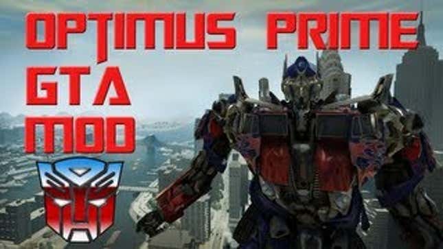 When <em>Transformers</em> Attack <em>Grand Theft Auto IV</em>'s Liberty City
