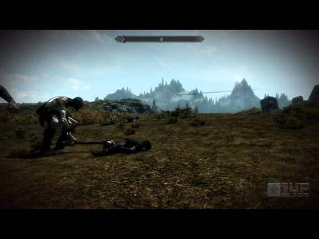 <em>Skyrim</em> Super Bowl Sim Says Giants Win in a Rout