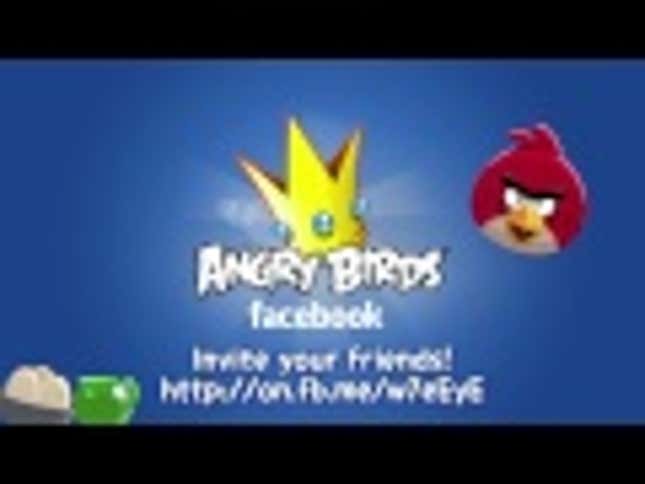 <em>Angry Birds</em> Launches a Valentine's Day Assault on Facebook