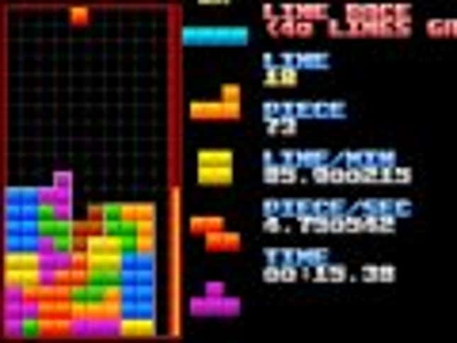 Guy Plays<em> Tetris</em> So Fast It Makes My Eyes Bleed