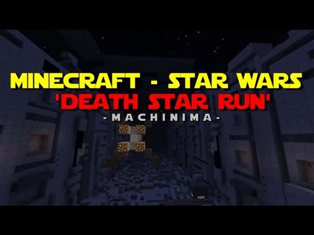 <em>Star Wars'</em> Famous Trench Run, Recreated as a <em>Minecraft</em> Movie