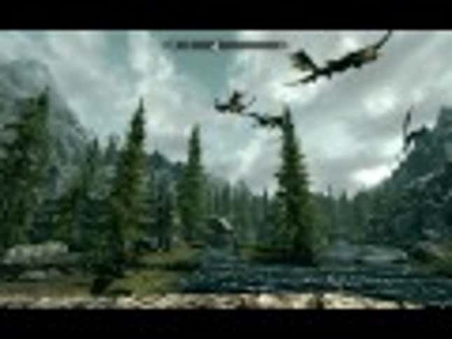 What Happens when You Spawn 50 Dragons in <em>Skyrim</em>?