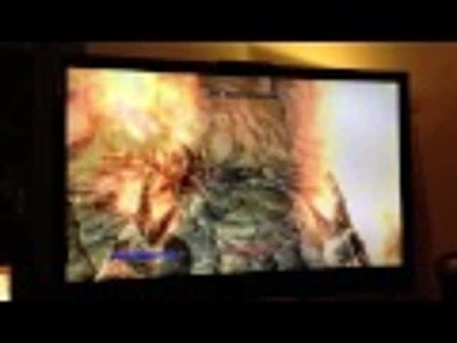 Man uses LEGO to Cheat at <em>Skyrim</em>