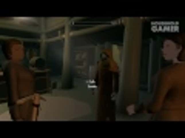 <em>Skyrim</em> Loses All Textures, Looks Like <em>Team Fortress 2</em>