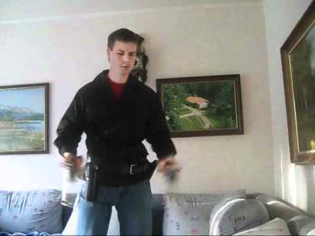 Watch Men Recreate Insane <em>Metal Gear Solid</em> Gun Tricks