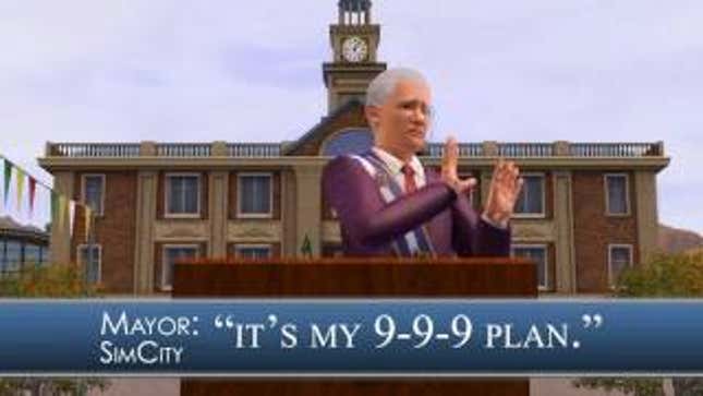 The Sims Team Definitely Got the Idea for This Video from Herman Cain's Tax Plan
