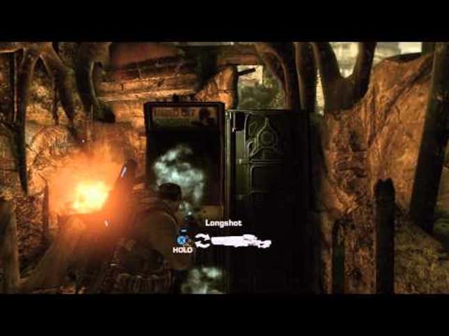 <em>Gear of War 3</em> Easter Egg Reveals Marcus Fenix's Favorite Arcade Game, <em>Sawed-Off Chicken</em>.