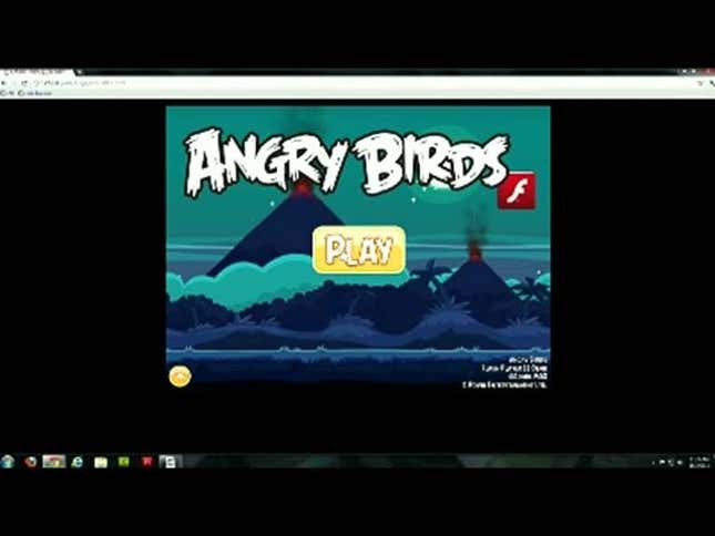 <em>Angry Birds</em> Runs Silky Smooth in Flash 11, Even If This Video Doesn't