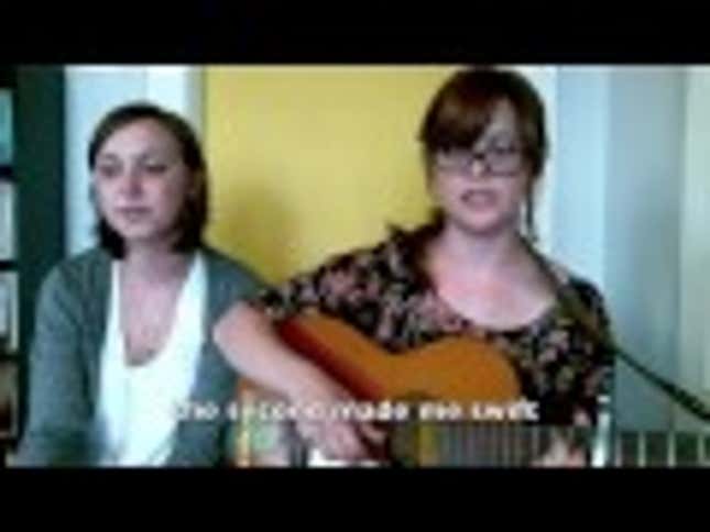 Two Girls Singing about <em>Dungeons and Dragons</em>