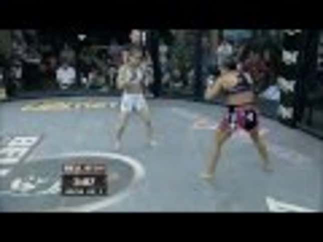 Warrior Princess Beats Ph.D In Cage Match