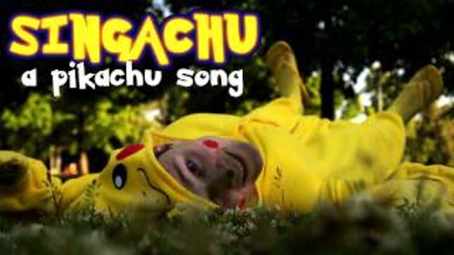 Pikachu, in Wonderfully Disturbing Song Form