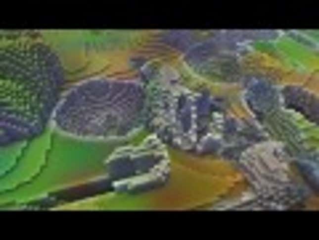 Green Blocks, an Open World and a Sword In Your Hand