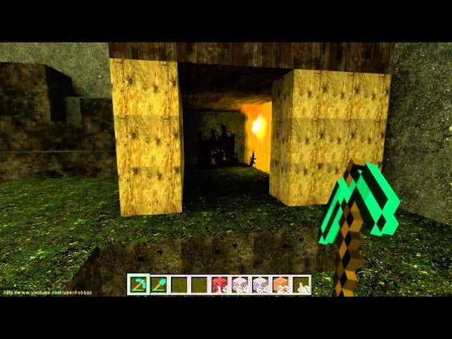 Minecraft Goes Through the Looking Glass of Garry's Mod