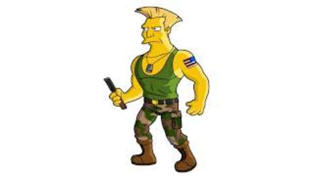 Guile, You Would Be Perfect On The Simpsons