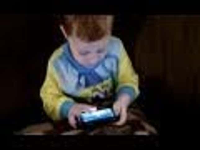 A Two-Year-Old Teaches Us How To Play Angry Birds