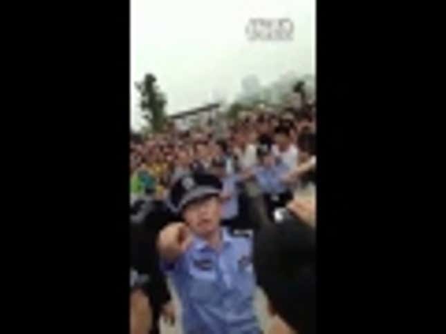 David Beckham Makes Appearance In Shanghai, Causes Stampede