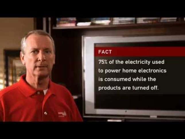 Power Company Warns Of the Dangers of "Vampire Energy" with Red Ring of Death