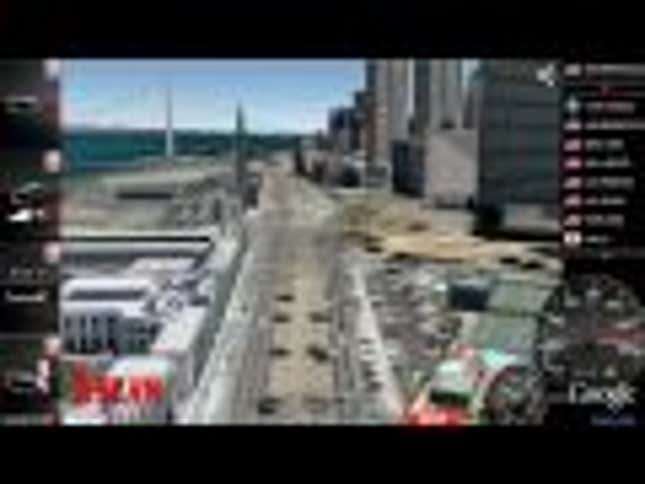 Drive The A-Team Van Around A Poorly-Rendered Cityscape