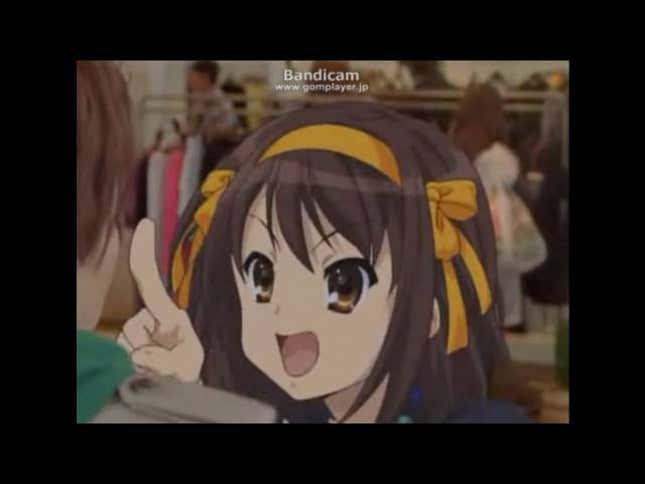 What's Haruhi Suzumiya Doing In Your Chewing Gum?