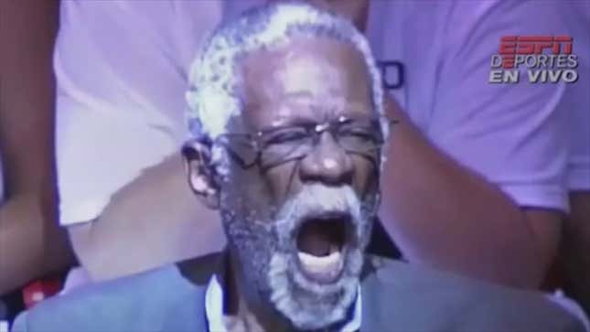 Let's Relive Bill Russell Yawning In Super Slow Motion