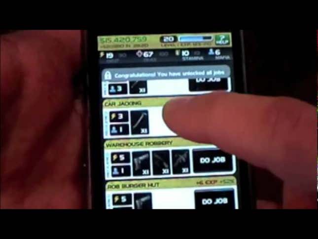 Mafia Wars Hits iPhone