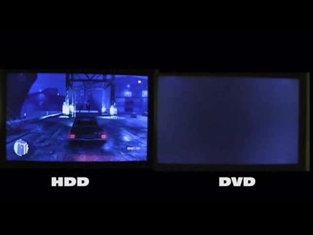 Xbox Experience HDD vs. DVD Comparison Video