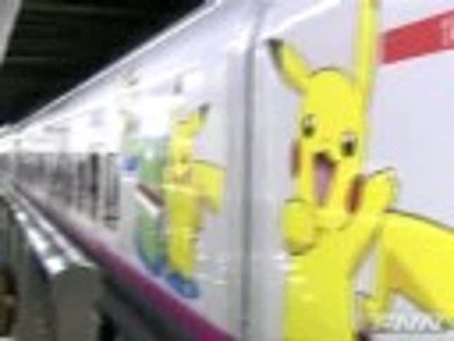 Japan's Bullet Train Gets Its Pokemon On (Pika! Pika!)
