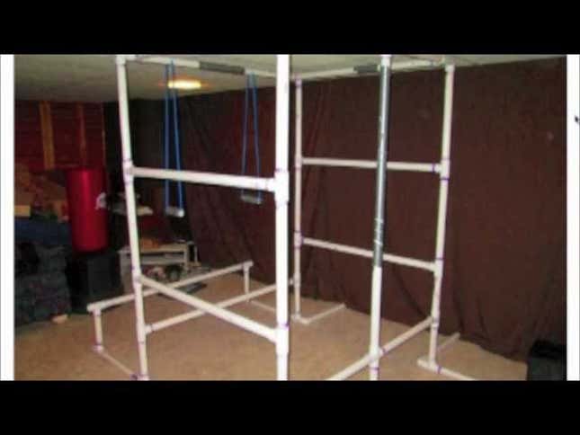 Build Your Own Bodyweight Home Gym with Cheap PVC Pipe