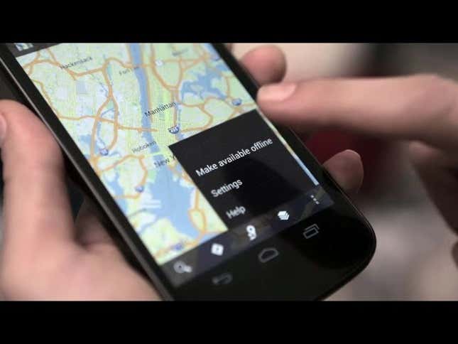 Google Maps Available Offline for Android Phones