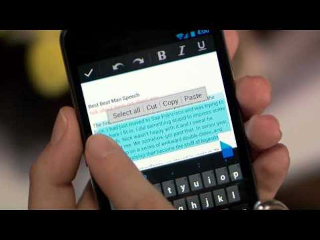Google Docs for Android Adds Collaborative Editing