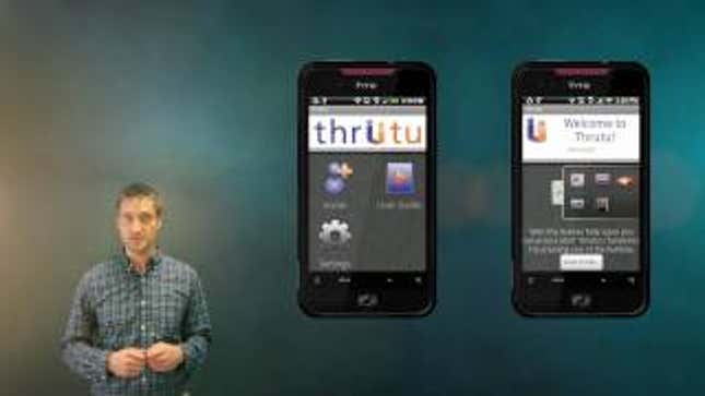 Thrutu Eliminates the "Where Are You?" By Sharing Your Location, Photos and Sketches During Phone Calls