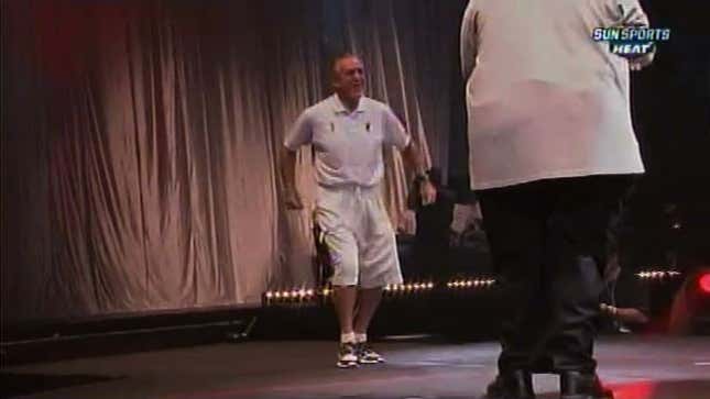 Heat Celebrate Title With Pat Riley Dancing, Dwyane Wade's Deodorant