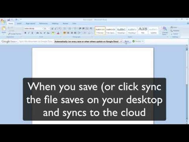 Google Cloud Connect for Microsoft Office <em>Sort of</em> Bridges the Gap Between Office and Google Docs