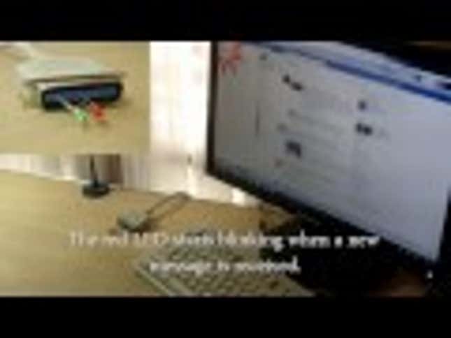 Create an LED Blinker to Notify You of New Messages on Your PC