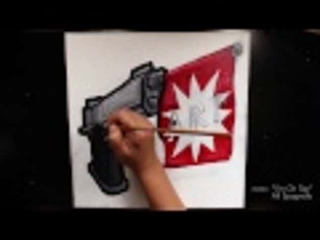 Send Her A Video Game Thing, Or Anything, And She'll Paint It For You