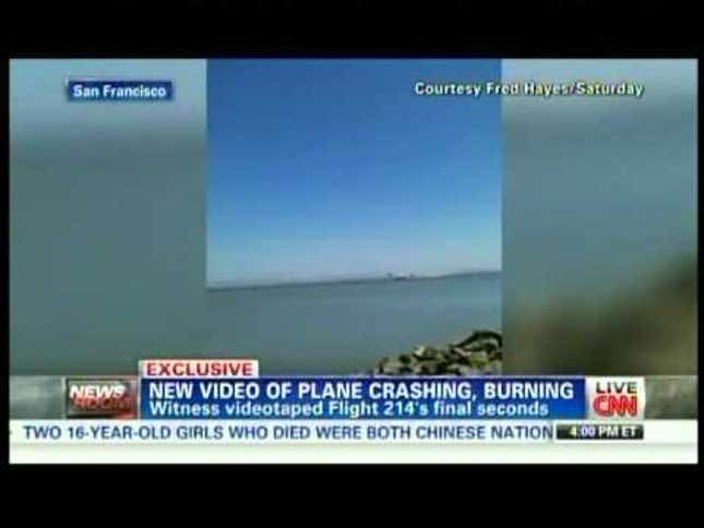 CNN Video Shows Impact Of Asiana Airlines Flight 214