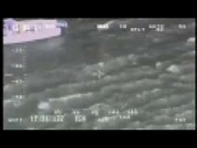 Police Helicopter Saves Boat From Waterfall