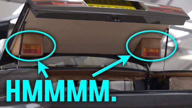 Image for article titled What&#39;s Going On With The Aston Martin Lagonda&#39;s Hidden Taillights?