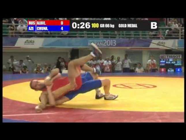 Hey, Everyone, Look At This Azerbaijani Wrestler's Wonderful Dance