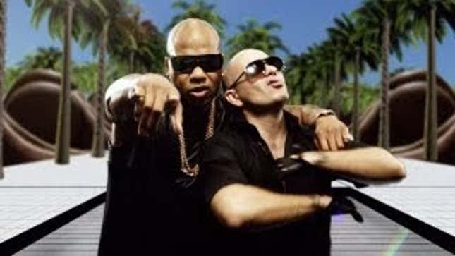 Flo Rida and Pitbull Are Stranded on an Island of Misfit Butts