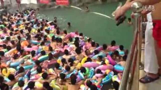 You Don't Want To Get In This Chinese Swimming Pool