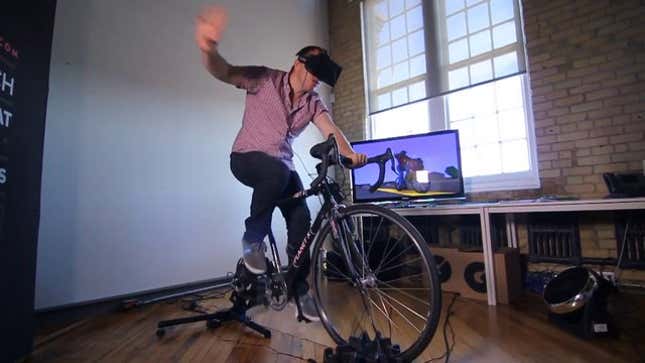 Awesome <em>Paperboy</em> Homage Combines a Real Bike, Oculus Rift and Kinect