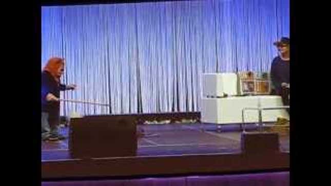 Original Actors Recreate "Wicket vs Leia" Bit From <em>Return Of The Jedi</em>