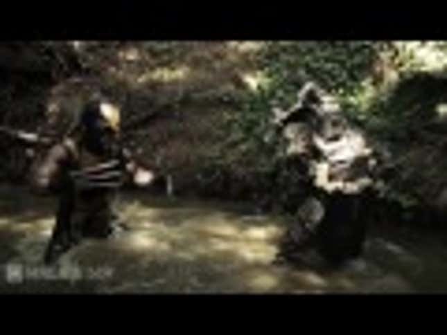 A Wolverine Vs. Predator Face-Off. Bets On Who Wins?