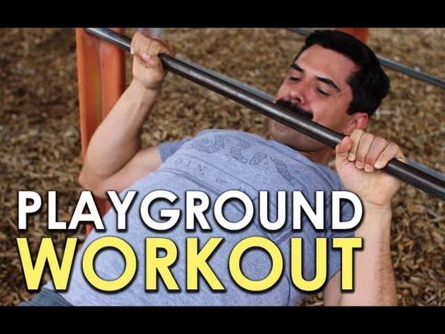 Get a Full-Body Workout at the Playground