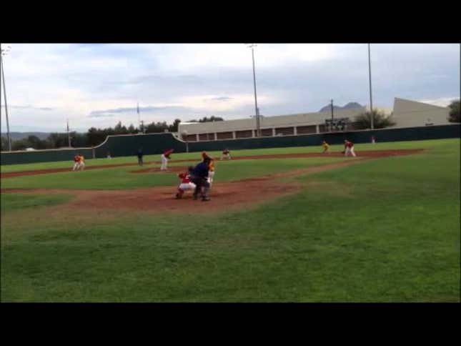 Brother's Foul Ball Hits Sister's Phone As She's Recording