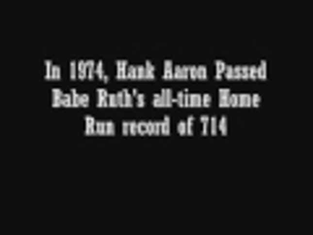 Hank Aaron's 715th Home Run As You've Never Seen It