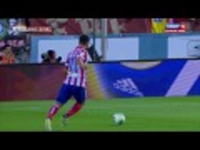 David Villa Just Scored A Golazo In His First Match Against Barcelona