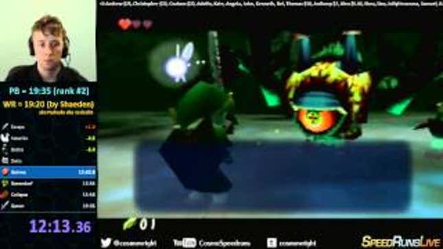 This Guy Beat <em>Ocarina of Time</em> In Less Than Twenty Minutes. Record!