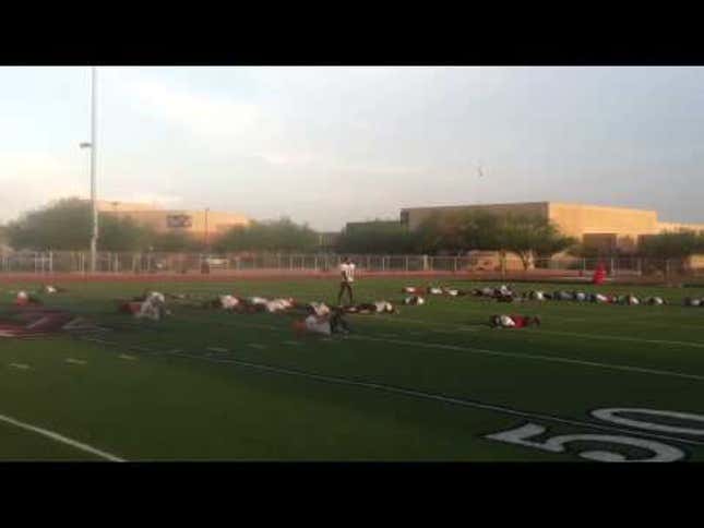 Entire Team Pranks QB By Playing Dead